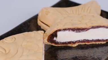 Japon Taiyaki dondurması. 