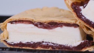 Japon Taiyaki dondurması. 