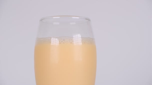 Lactic Acid Bacteria Beverage Short Video Clip — Stock Video