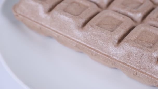 Chocolate Japonés Helado Arena — Vídeo de stock