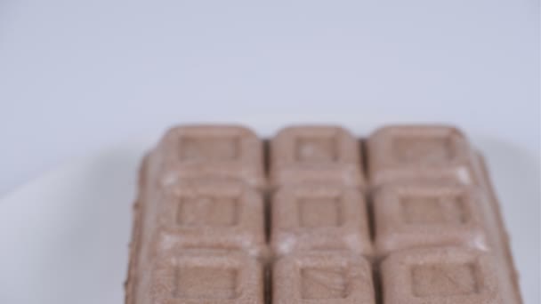 Areia Sorvete Chocolate Japonês — Vídeo de Stock