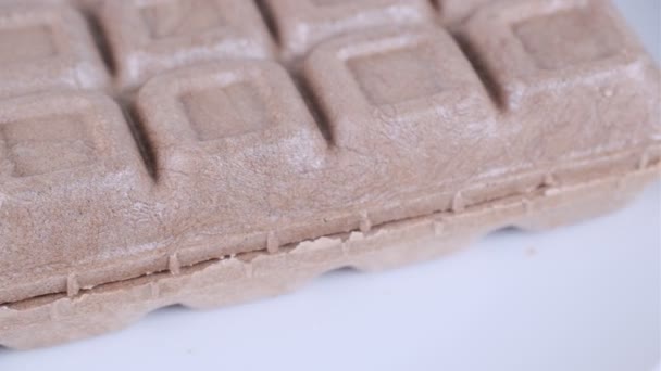 Ιαπωνική Σοκολάτα Παγωτό Άμμο — Αρχείο Βίντεο