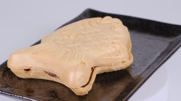 Japanese Taiyaki Ice Cream — Stock Video