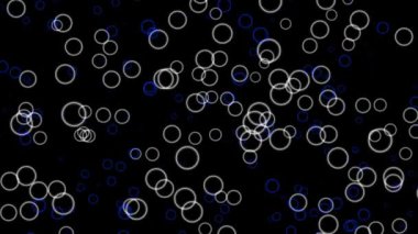 Renkli CG parçacık canlandırma grafikleri