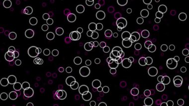 Renkli CG parçacık canlandırma grafikleri