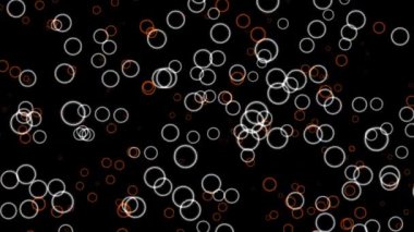 Renkli CG parçacık canlandırma grafikleri