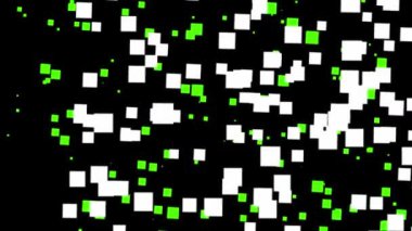 Renkli CG parçacık canlandırma grafikleri