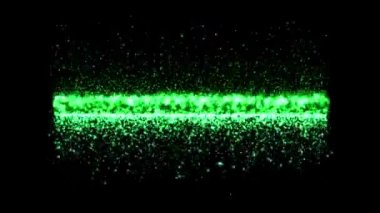 Düz çizgi çubuk renk parçacık hareketi grafikleri