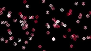 Kar, kış parçacıkları animasyon hareketinin grafiklerini kristalleştirir