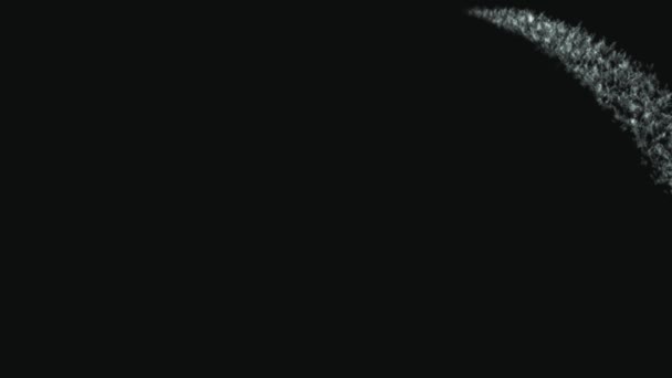 Графіка Руху Анімації Частинок Кольору Полум — стокове відео