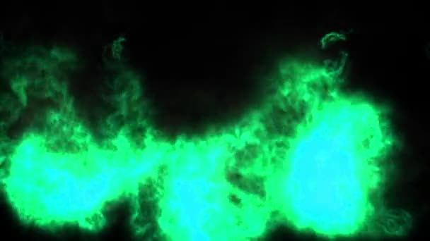Alev Rengi Parçacık Canlandırma Grafikleri — Stok video