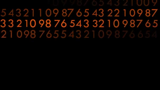 Gráficos Digitales Movimiento Cibernético Partículas Numéricas — Vídeo de stock