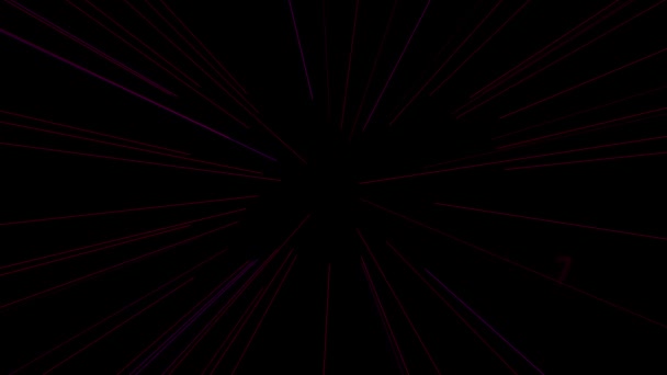 Number Particle Digital Cyber Motion Graphics — Stock Video