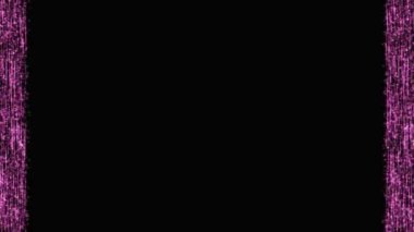 Kenarlı dekorasyon parçacık canlandırma grafikleri