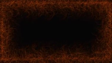 Kenarlı dekorasyon parçacık canlandırma grafikleri