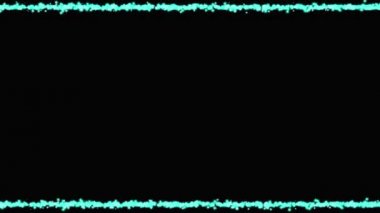 Kenarlı dekorasyon parçacık canlandırma grafikleri