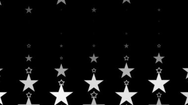 Yıldız şekli düz renk düzlem animasyon grafikleri