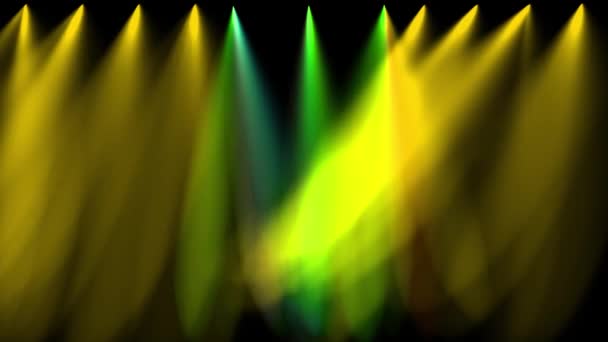 Toneelverlichting Licht Animatie Motion Graphics — Stockvideo