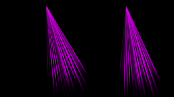 Illuminazione Scenica Animazione Grafica Movimento Luce — Video Stock