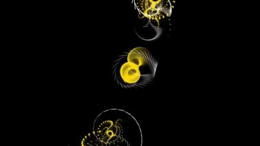 Siber Parçacık Dijital CG Canlandırma Grafikleri