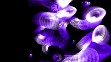 Siber Parçacık Dijital CG Canlandırma Grafikleri