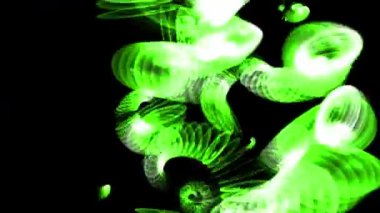 Siber Parçacık Dijital CG Canlandırma Grafikleri