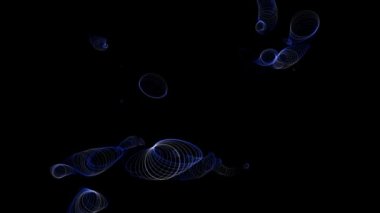 Siber Parçacık Dijital CG Canlandırma Grafikleri