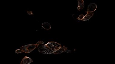 Siber Parçacık Dijital CG Canlandırma Grafikleri