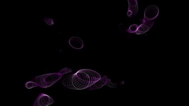 Siber Parçacık Dijital CG Canlandırma Grafikleri