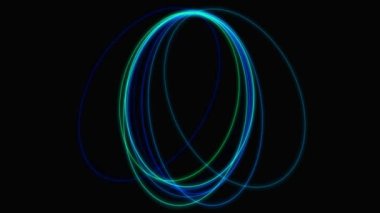 Siber Parçacık Dijital CG Canlandırma Grafikleri