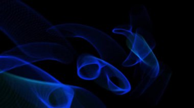 Siber Parçacık Dijital CG Canlandırma Grafikleri