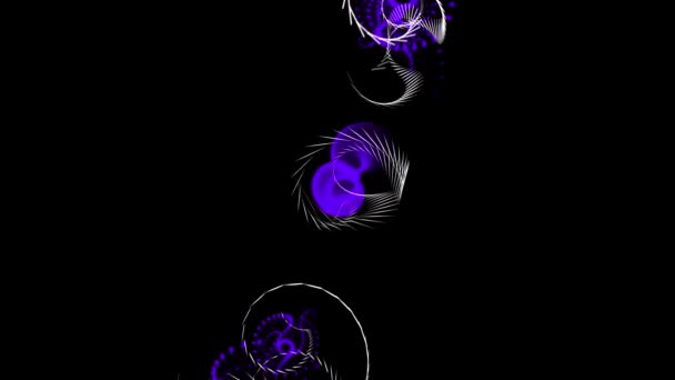 Cyber Particule Numérique Animation Motion Graphics — Video
