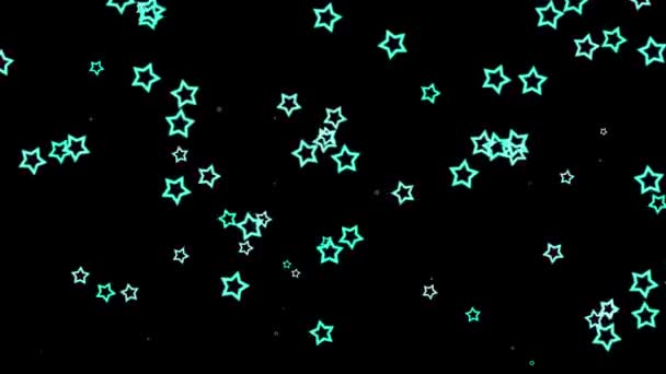 Star Shape Particle Figure Animation Motion Graphics — 비디오
