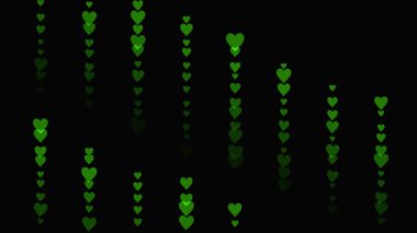 Düz Kalp şekilli düzlem animasyon grafikleri