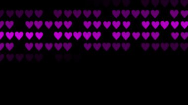 Düz Kalp şekilli düzlem animasyon grafikleri