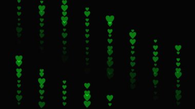 Düz Kalp şekilli düzlem animasyon grafikleri