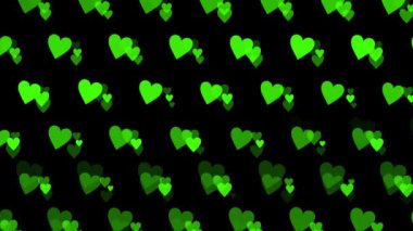 Düz Kalp şekilli düzlem animasyon grafikleri