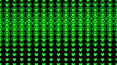 Düz Kalp şekilli düzlem animasyon grafikleri