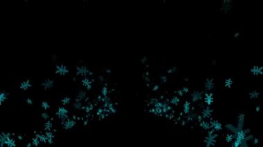 Japon Yen İşaretli Parçacık Canlandırma Grafikleri