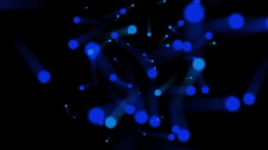 Top halkası şekli küre parçacık canlandırma grafikleri