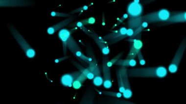 Top halkası şekli küre parçacık canlandırma grafikleri