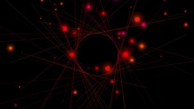 Top halkası şekli küre parçacık canlandırma grafikleri