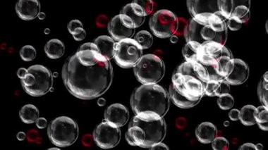 Top halkası şekli küre parçacık canlandırma grafikleri