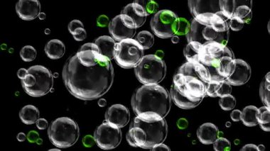 Top halkası şekli küre parçacık canlandırma grafikleri