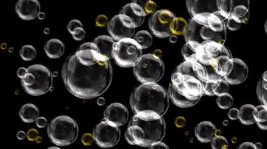 Top halkası şekli küre parçacık canlandırma grafikleri