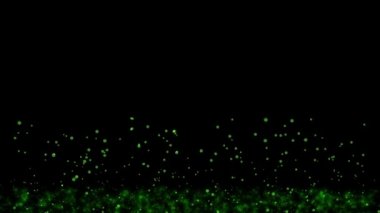 Fantastik parçacık CG animasyon hareketi grafikleri