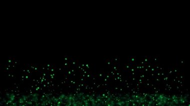 Fantastik parçacık CG animasyon hareketi grafikleri