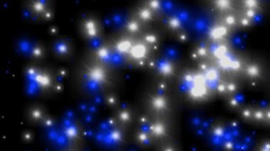 Fantastik parçacık CG animasyon hareketi grafikleri