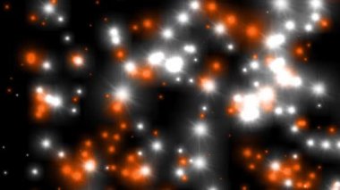 Fantastik parçacık CG animasyon hareketi grafikleri