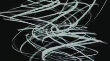 Fantastik parçacık CG animasyon hareketi grafikleri